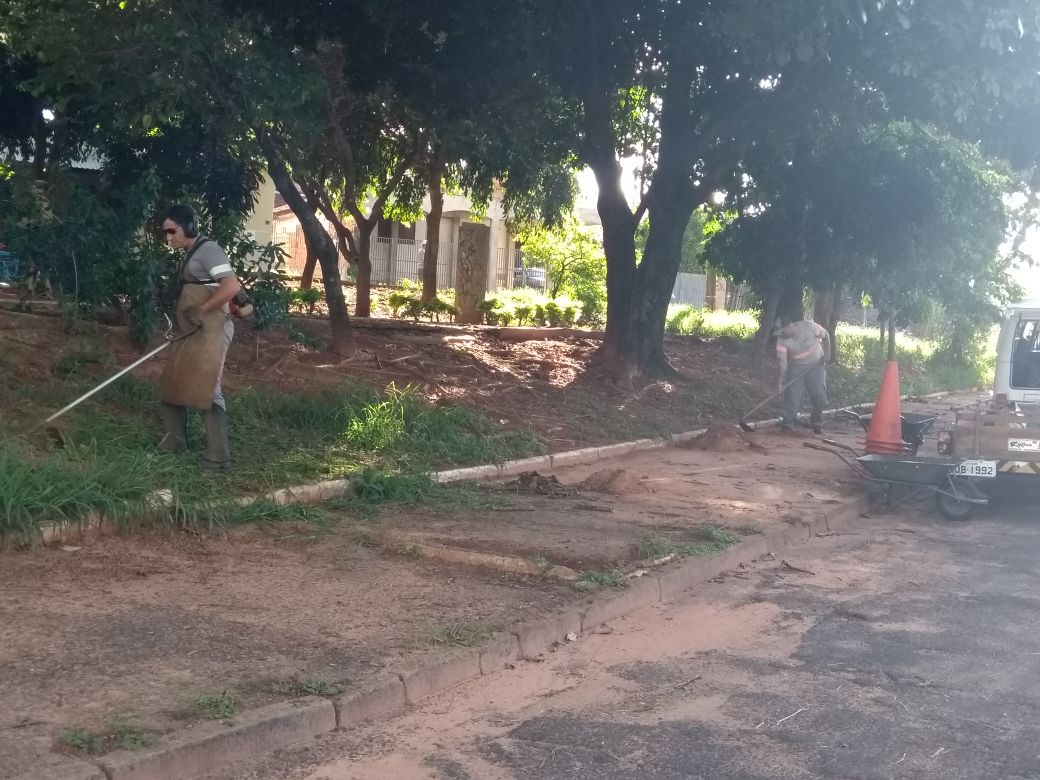 Capinação e limpeza Rua Joaquim Felipe Melo Q 4 com Rua Francisco Medina Rubio Q 4 JD Jacyra (SEAR) (2)