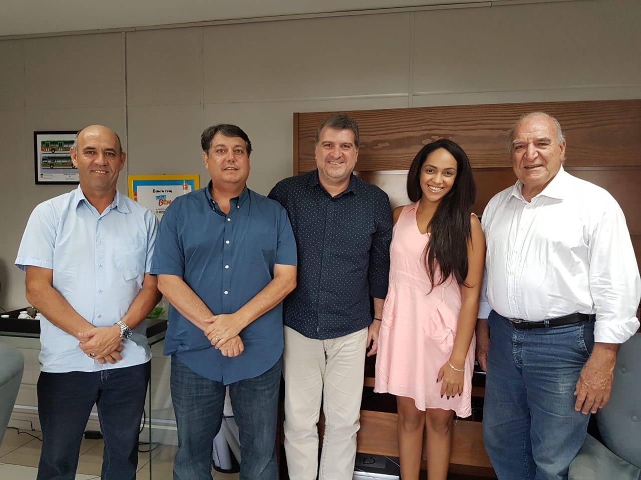 Mesa Diretora da Câmara se reúne com prefeito Clodoaldo Gazzetta
